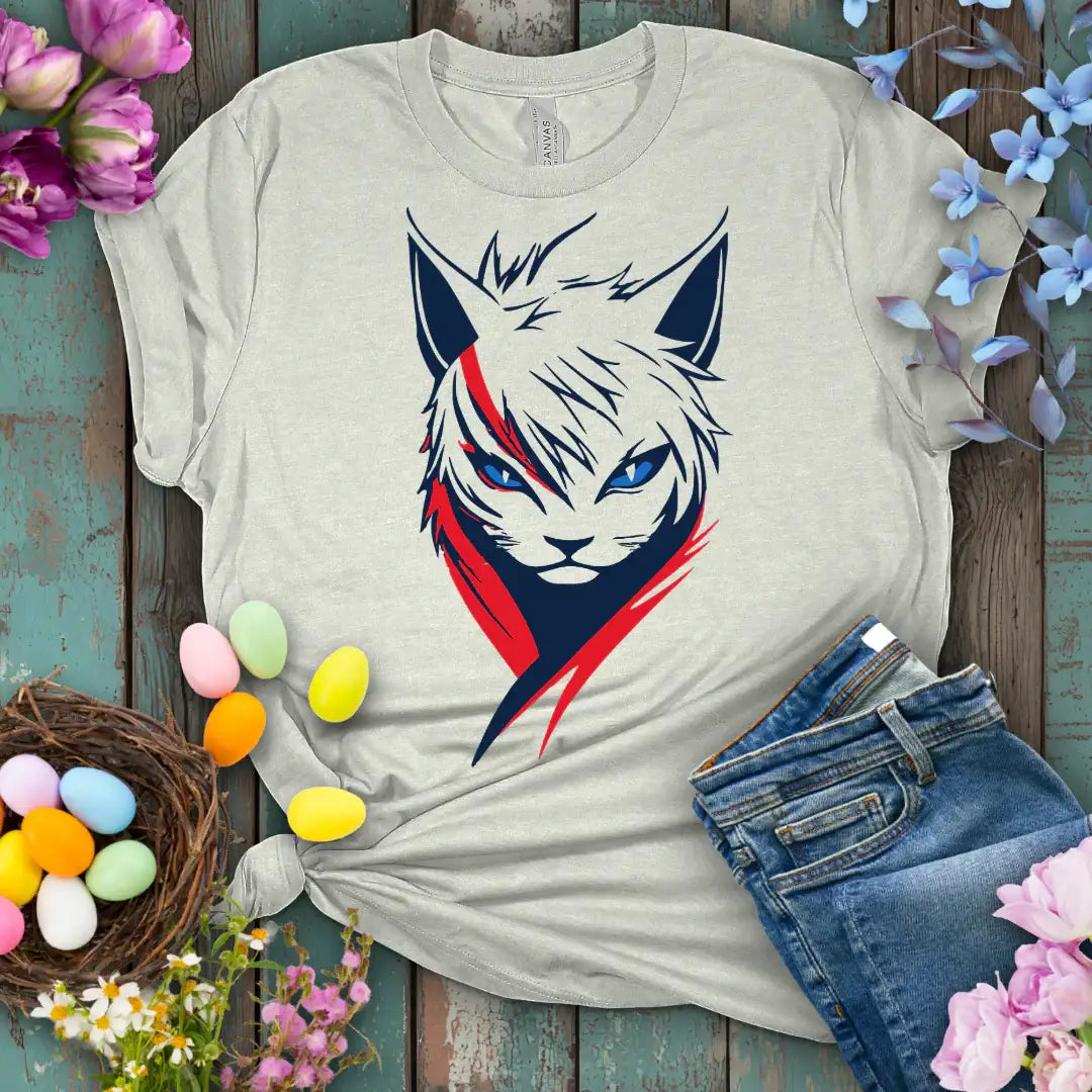Kawaii Cat Star Tee