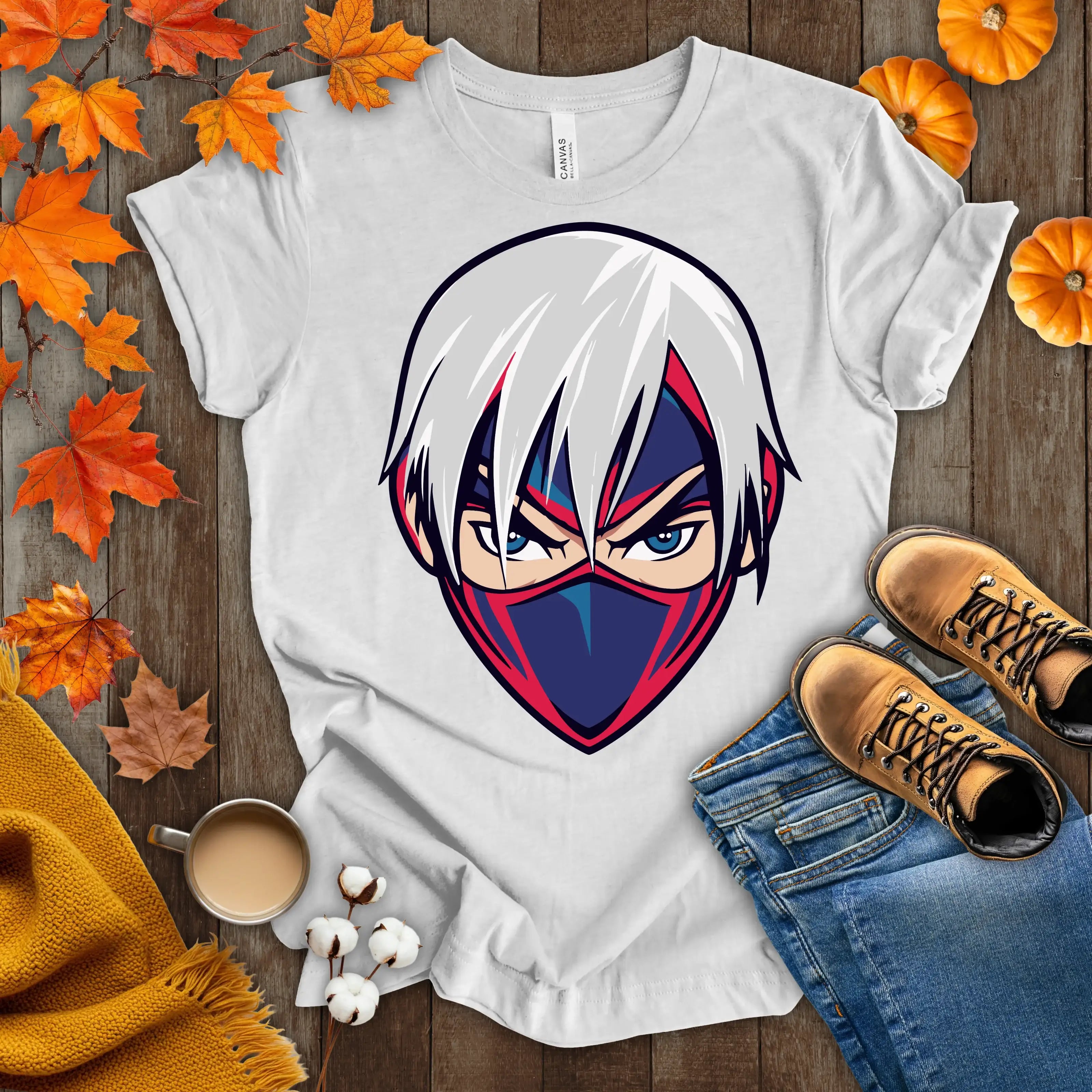 Neon Samurai Streetwear Tee