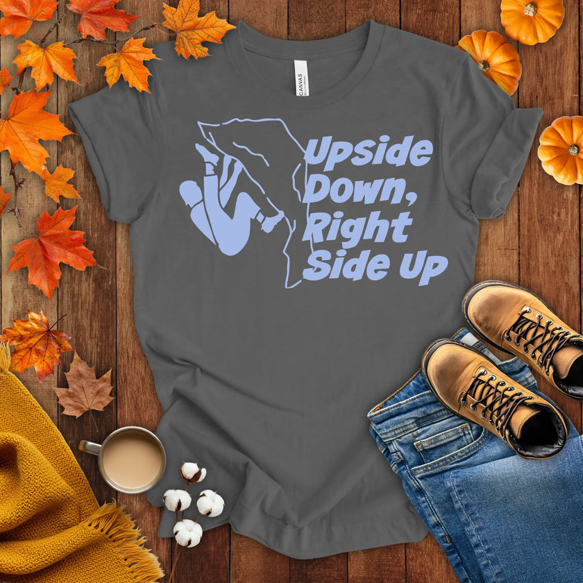 upside down right side up t-shirt