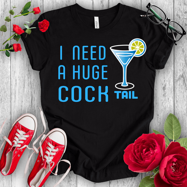 I need a huge cocktail premium tee - STYLISHOUR
