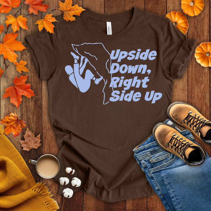 upside down right side up t-shirt