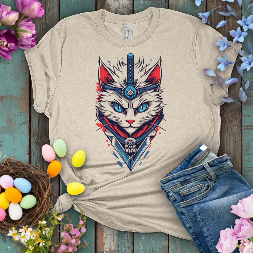 Anime Cat Warrior Tee