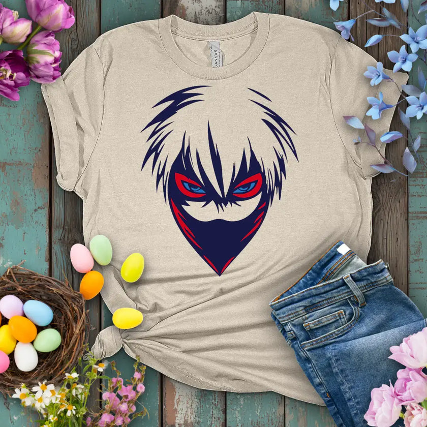Cyber Ninja Anime Graphic Tee