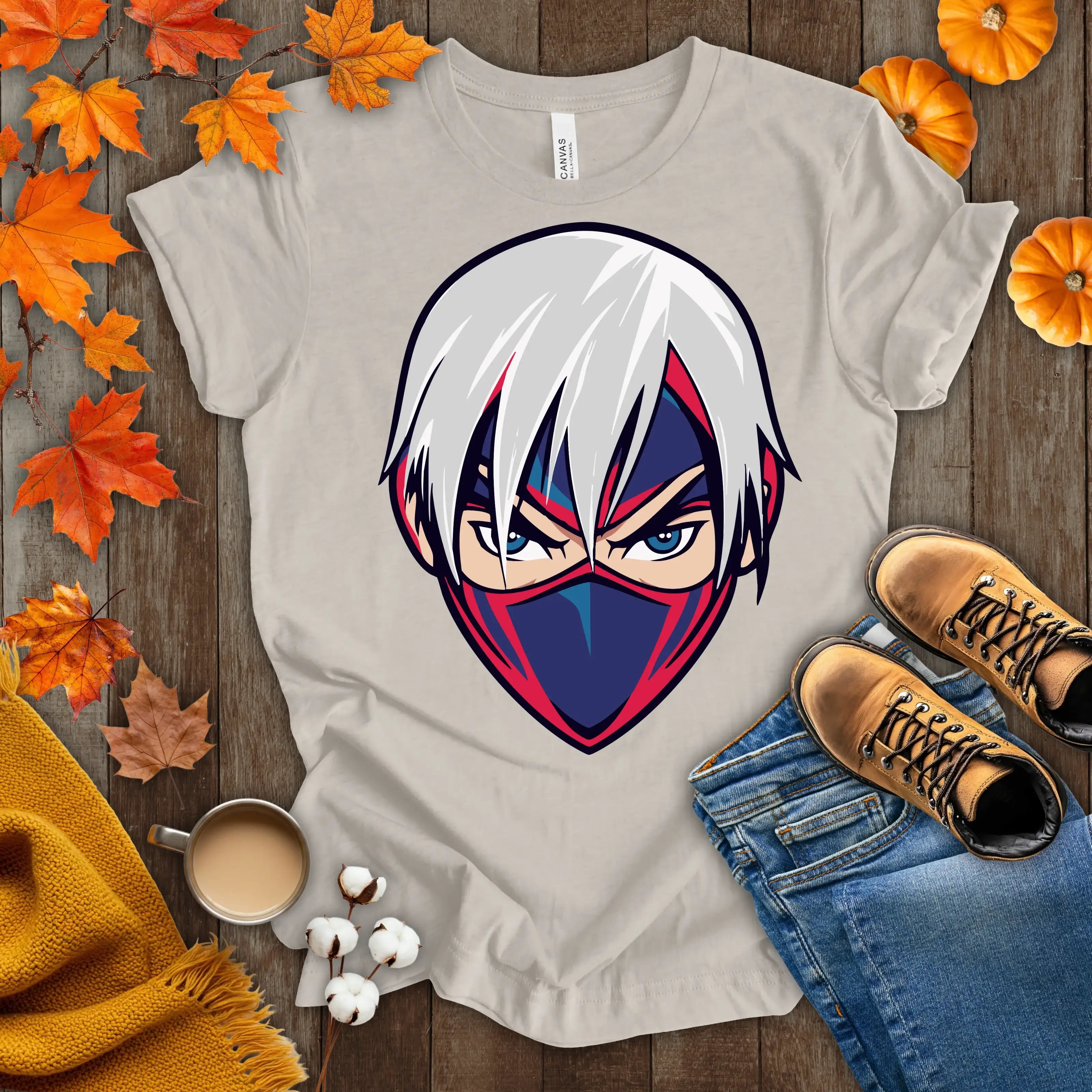 Neon Samurai Streetwear Tee