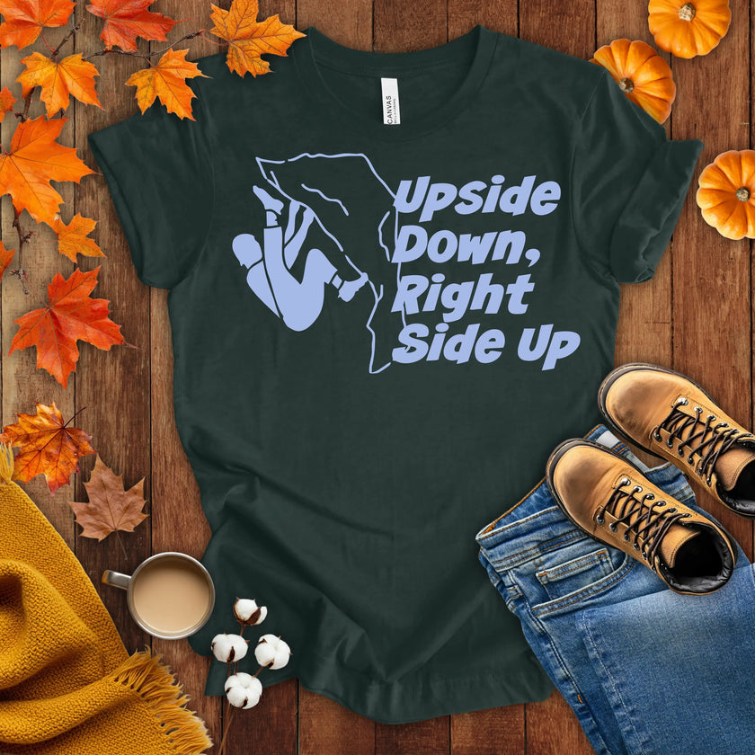 upside down right side up t-shirt
