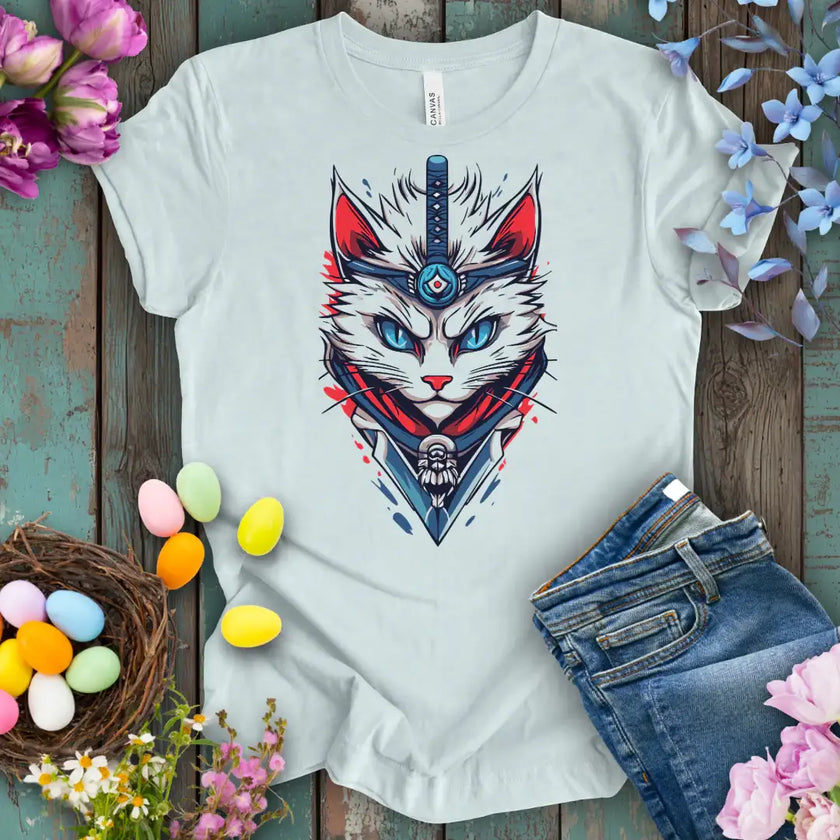 Anime Cat Warrior Tee