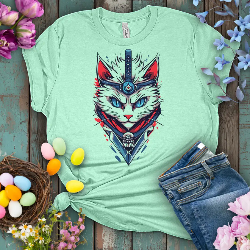 Anime Cat Warrior Tee