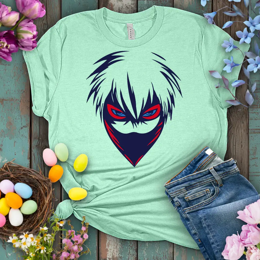 Cyber Ninja Anime Graphic Tee