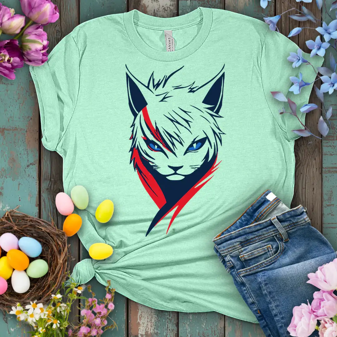 Kawaii Cat Star Tee