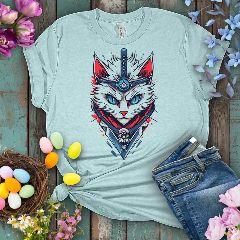 Anime Cat Warrior Tee
