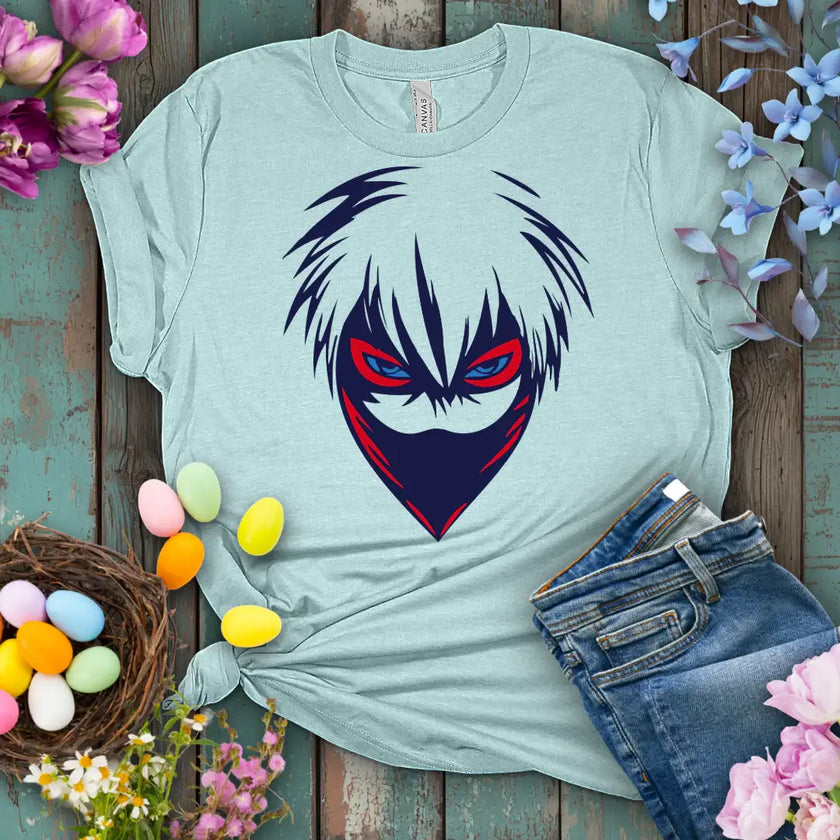 Cyber Ninja Anime Graphic Tee