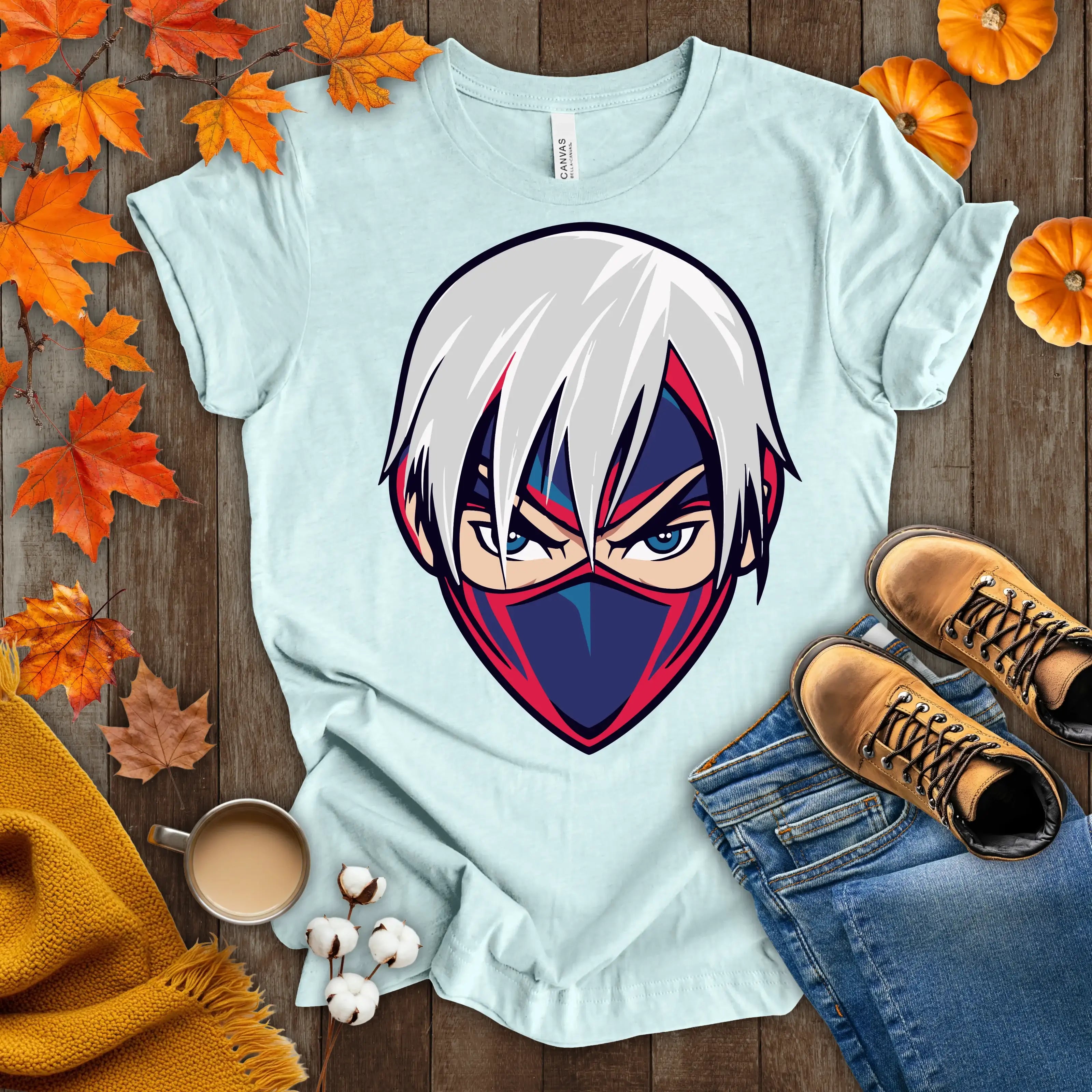 Neon Samurai Streetwear Tee