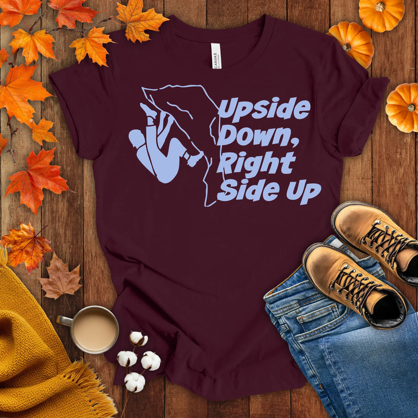 upside down right side up t-shirt