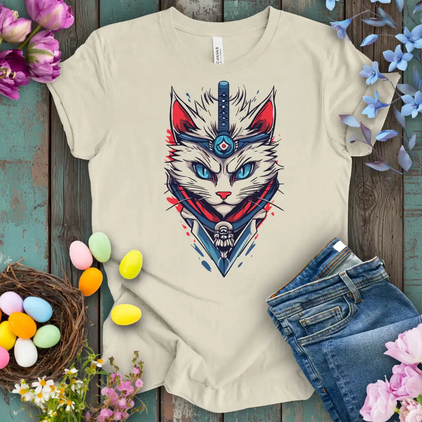 Anime Cat Warrior Tee