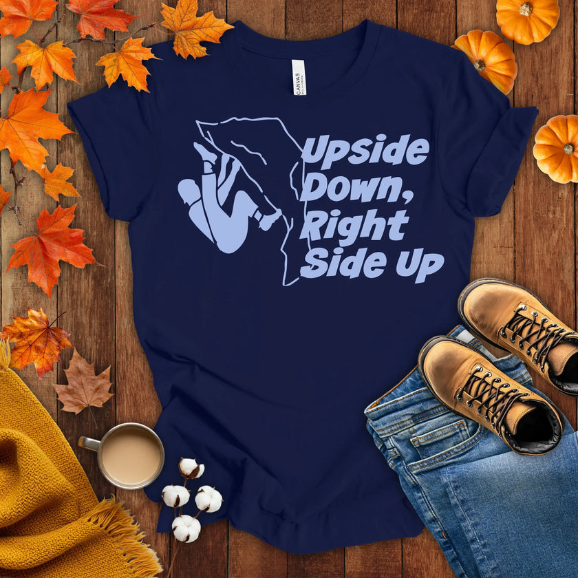 upside down right side up t-shirt