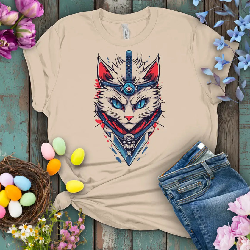 Anime Cat Warrior Tee