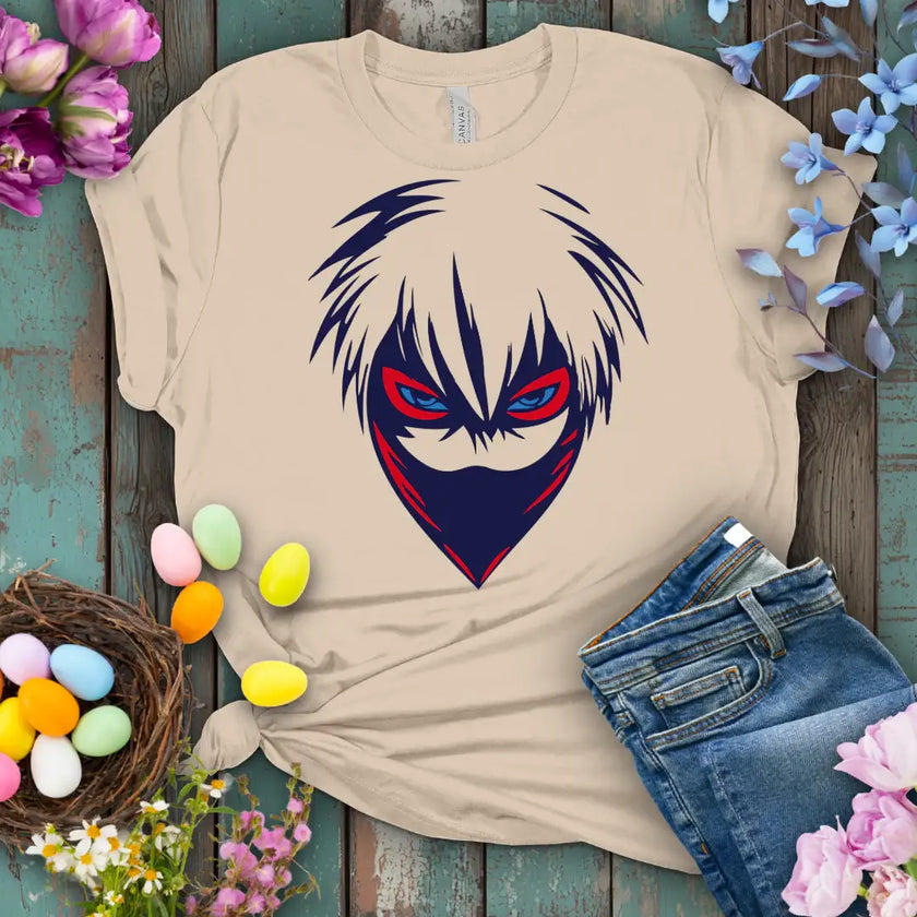 Cyber Ninja Anime Graphic Tee