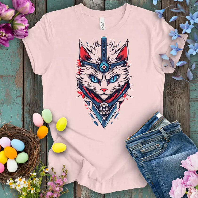 Anime Cat Warrior Tee