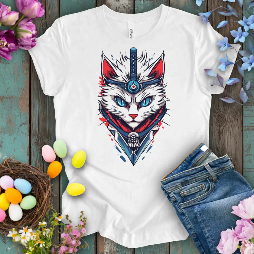 Anime Cat Warrior Tee