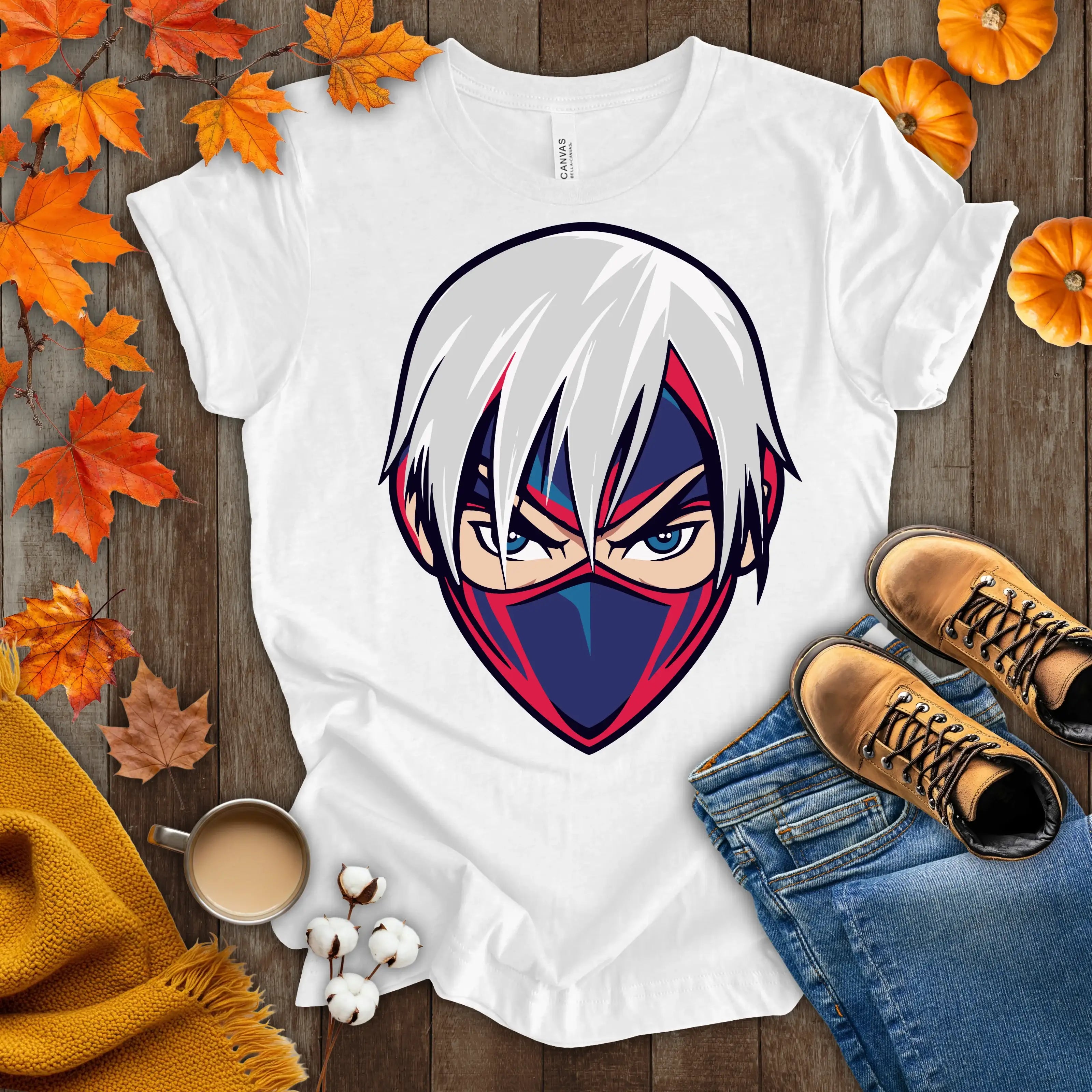 Neon Samurai Streetwear Tee