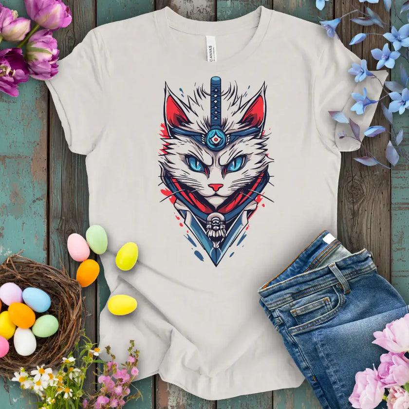 Anime Cat Warrior Tee