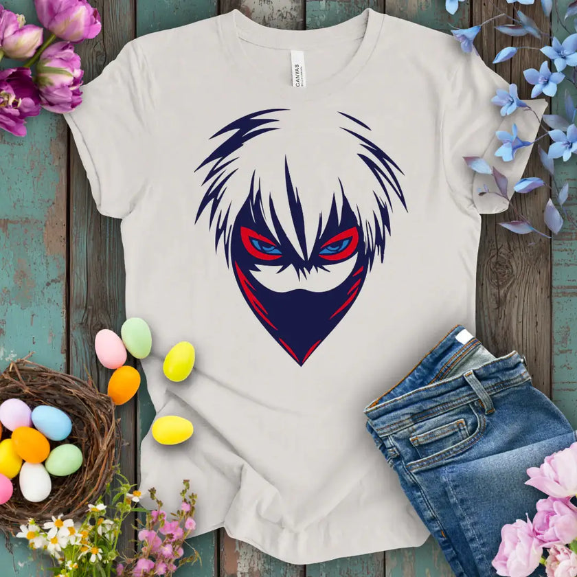 Cyber Ninja Anime Graphic Tee