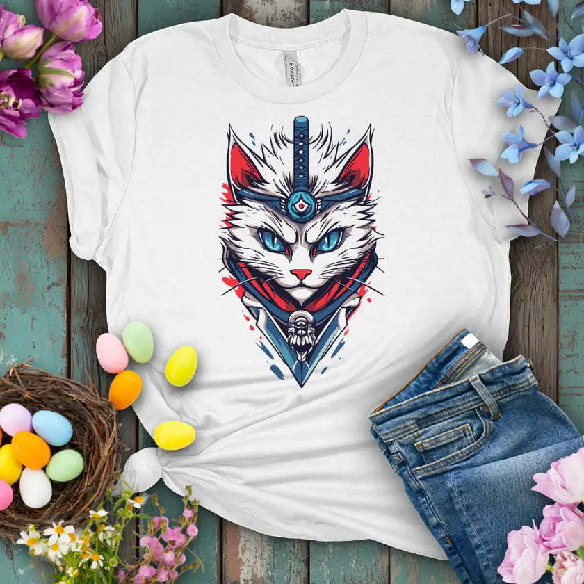 Anime Cat Warrior Tee