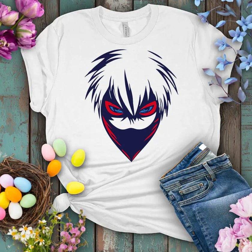 Cyber Ninja Anime Graphic Tee