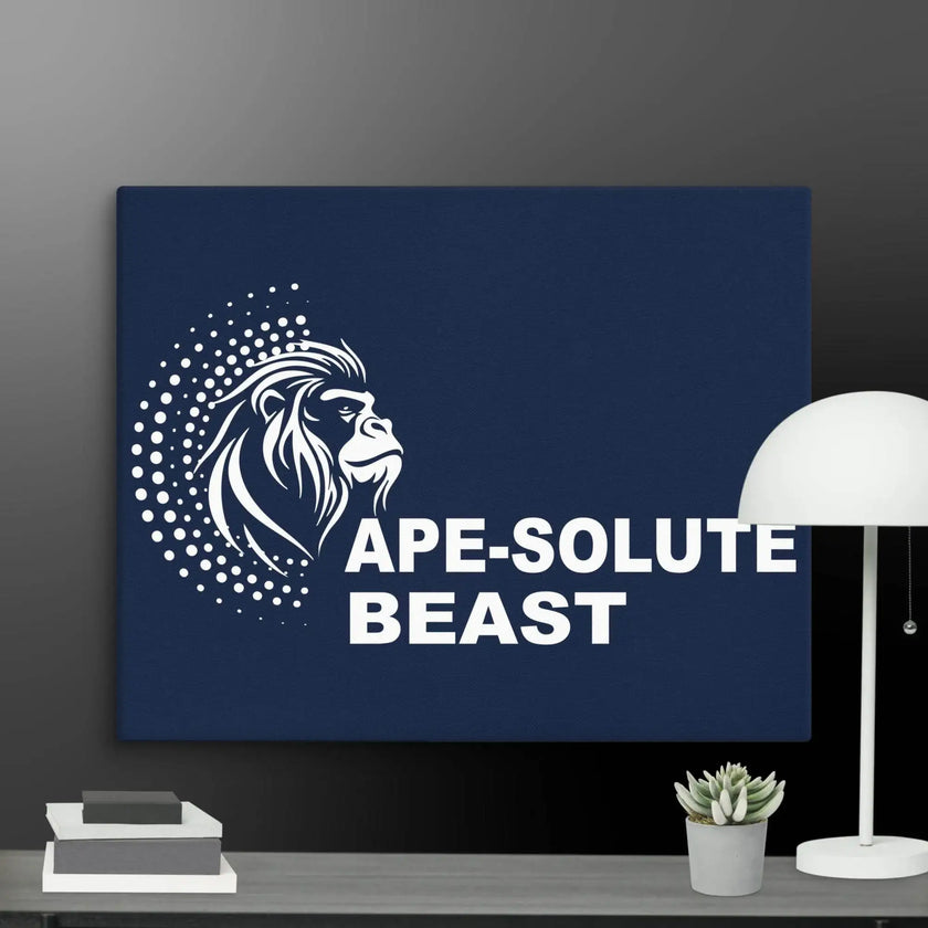 Absolute Beast Gorilla Wall Art Canvas - STYLISHOUR