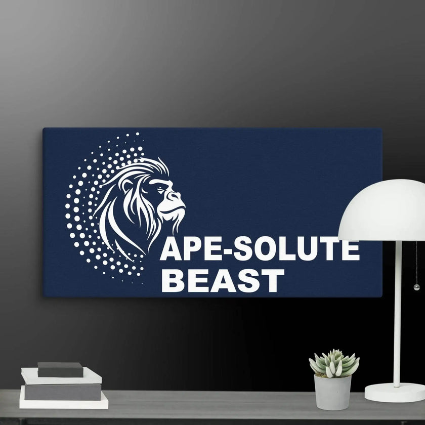 Absolute Beast Gorilla Wall Art Canvas - STYLISHOUR