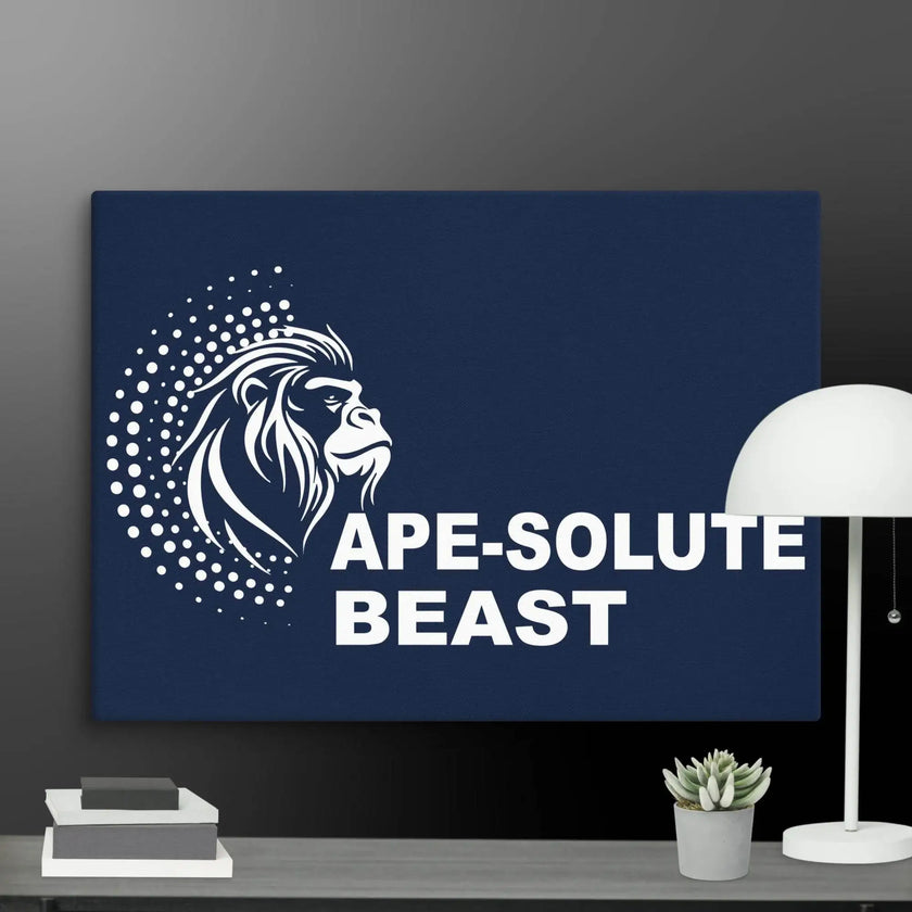 Absolute Beast Gorilla Wall Art Canvas - STYLISHOUR