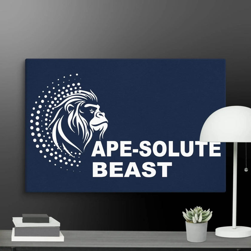 Absolute Beast Gorilla Wall Art Canvas - STYLISHOUR