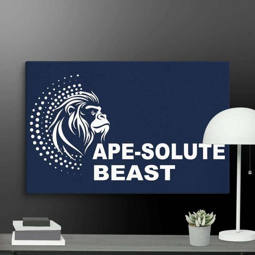 Absolute Beast Gorilla Wall Art Canvas - STYLISHOUR