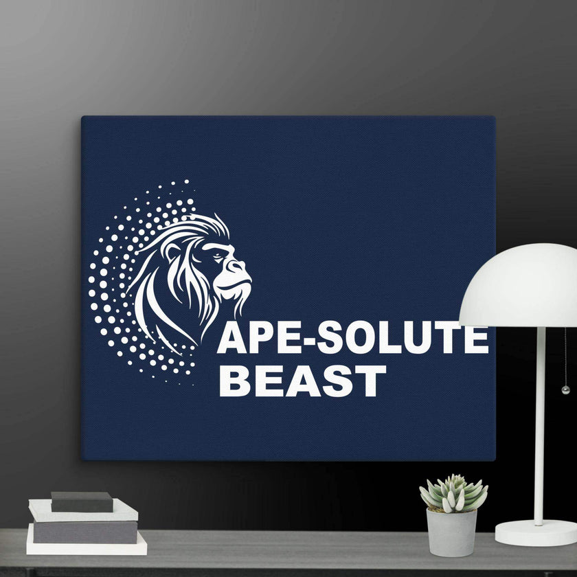 Absolute Beast Gorilla Wall Art Canvas - STYLISHOUR