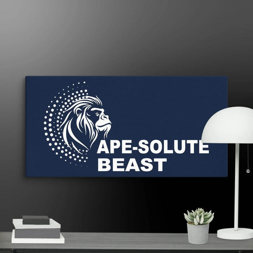 Absolute Beast Gorilla Wall Art Canvas - STYLISHOUR