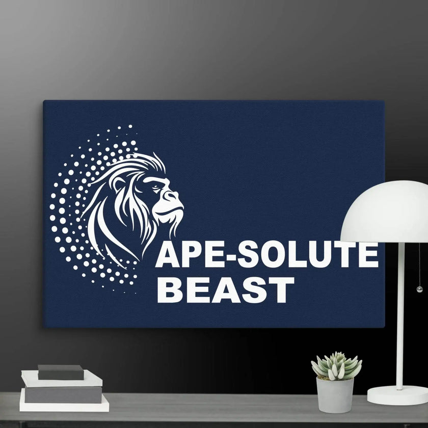 Absolute Beast Gorilla Wall Art Canvas - STYLISHOUR