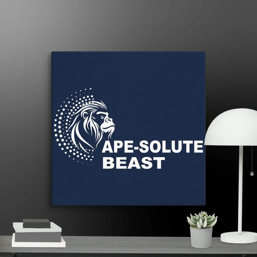 Absolute Beast Gorilla Wall Art Canvas - STYLISHOUR