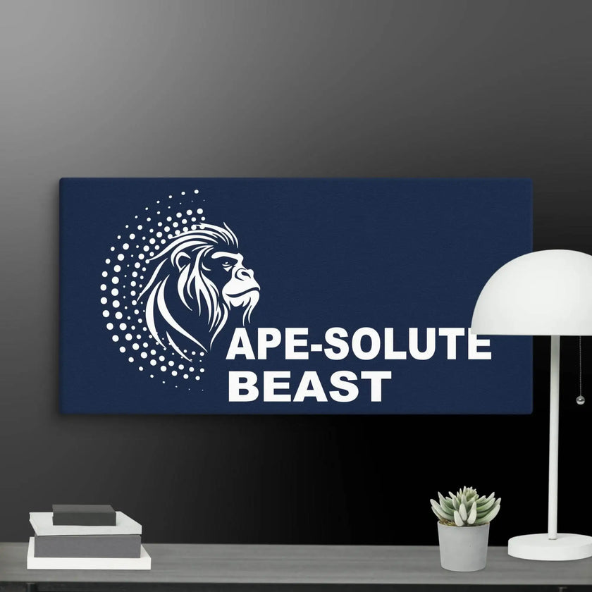 Absolute Beast Gorilla Wall Art Canvas - STYLISHOUR