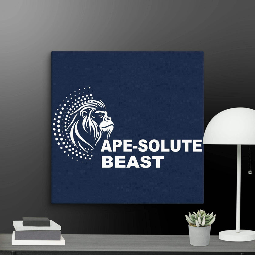 Absolute Beast Gorilla Wall Art Canvas - STYLISHOUR