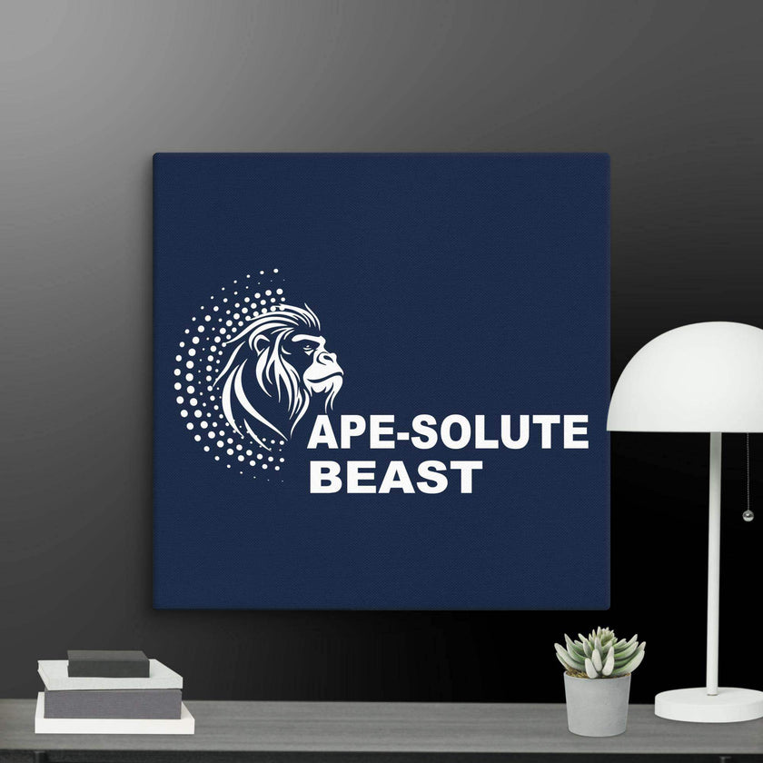 Absolute Beast Gorilla Wall Art Canvas - STYLISHOUR