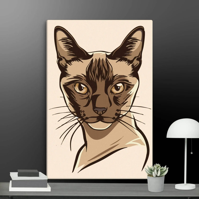 Adorable Cat Wall Art Canvas - STYLISHOUR