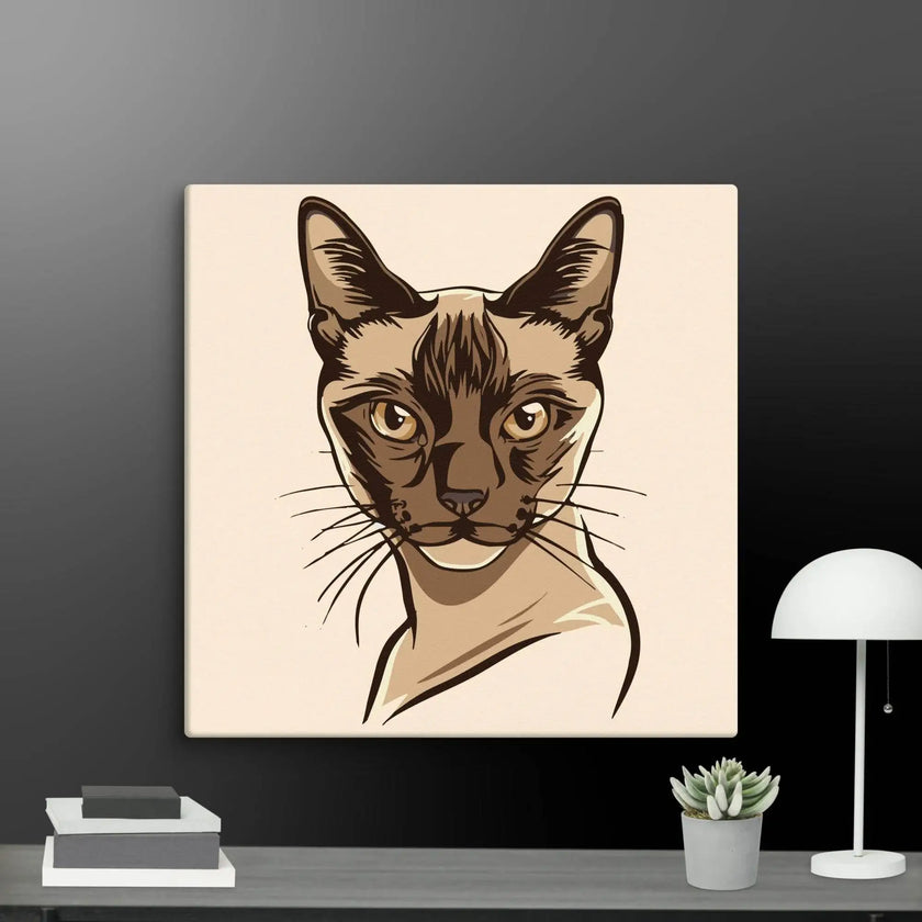 Adorable Cat Wall Art Canvas - STYLISHOUR