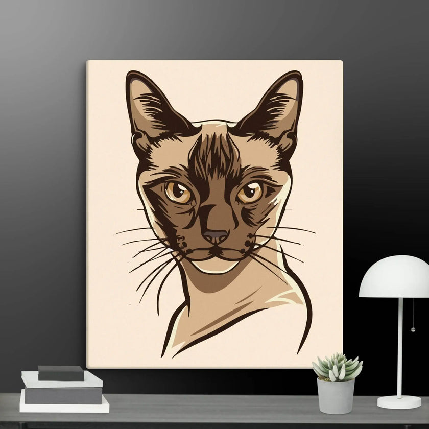 Adorable Cat Wall Art Canvas - STYLISHOUR