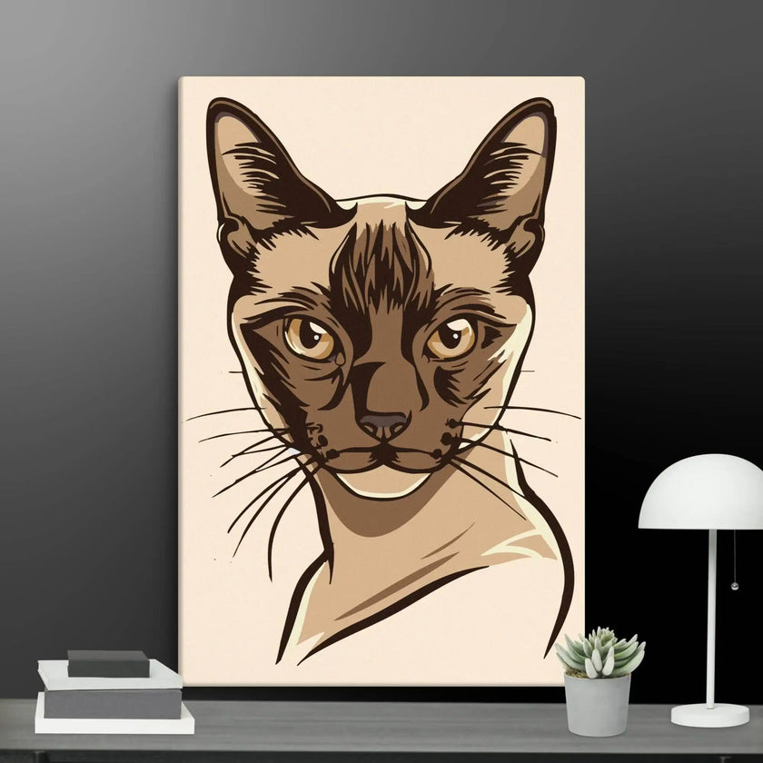 Adorable Cat Wall Art Canvas - STYLISHOUR
