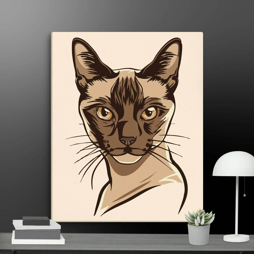 Adorable Cat Wall Art Canvas - STYLISHOUR