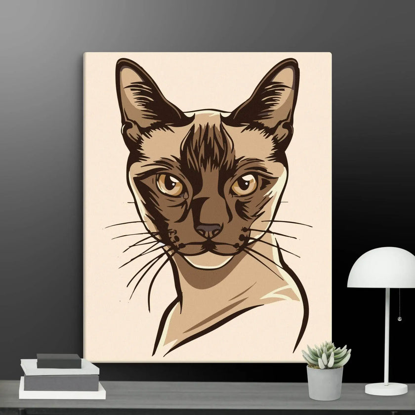 Adorable Cat Wall Art Canvas - STYLISHOUR