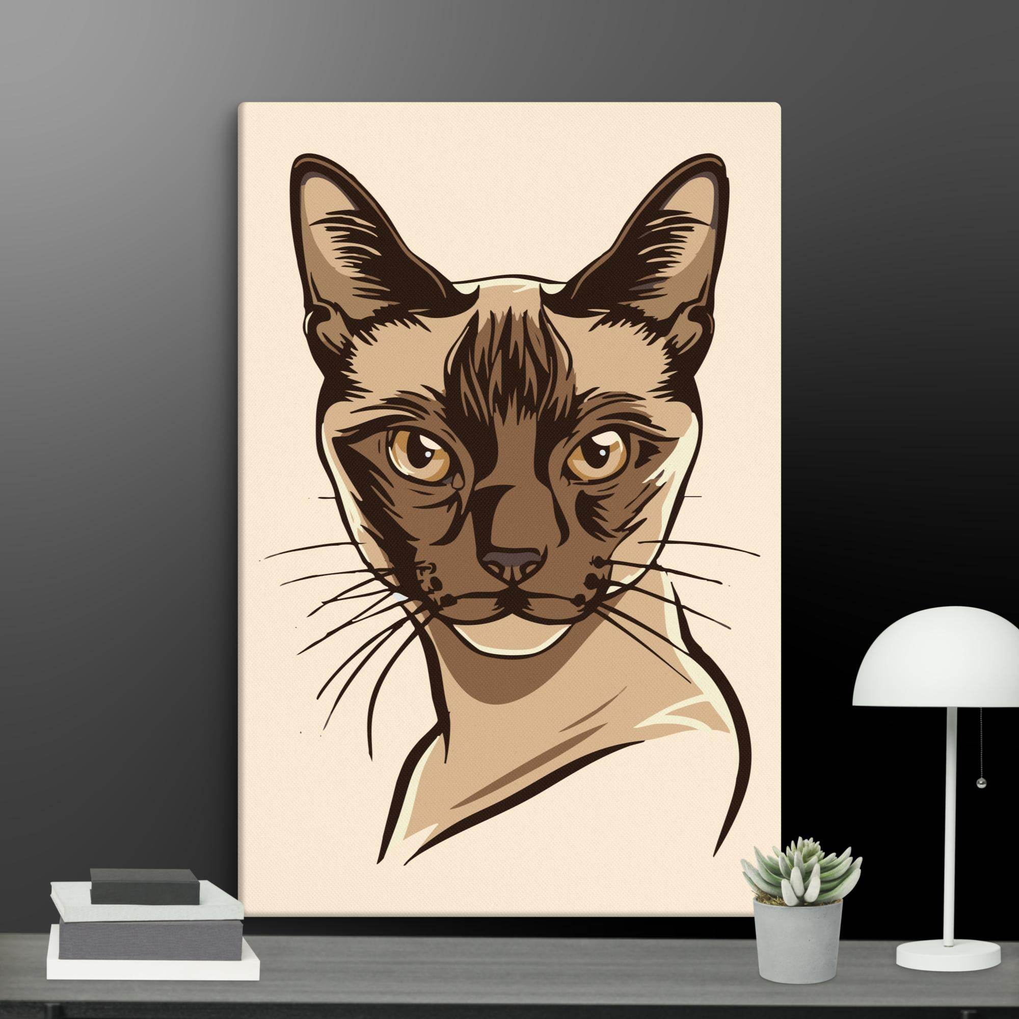 Adorable Cat Wall Art Canvas - STYLISHOUR