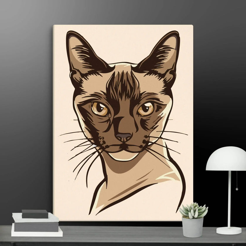 Adorable Cat Wall Art Canvas - STYLISHOUR