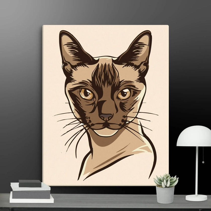 Adorable Cat Wall Art Canvas - STYLISHOUR