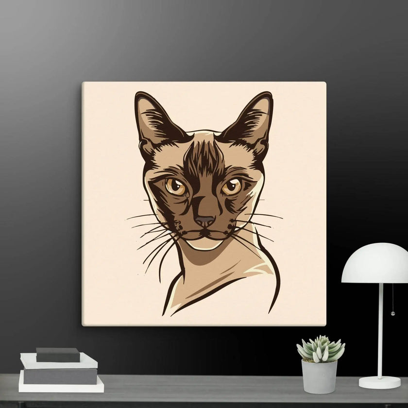 Adorable Cat Wall Art Canvas - STYLISHOUR